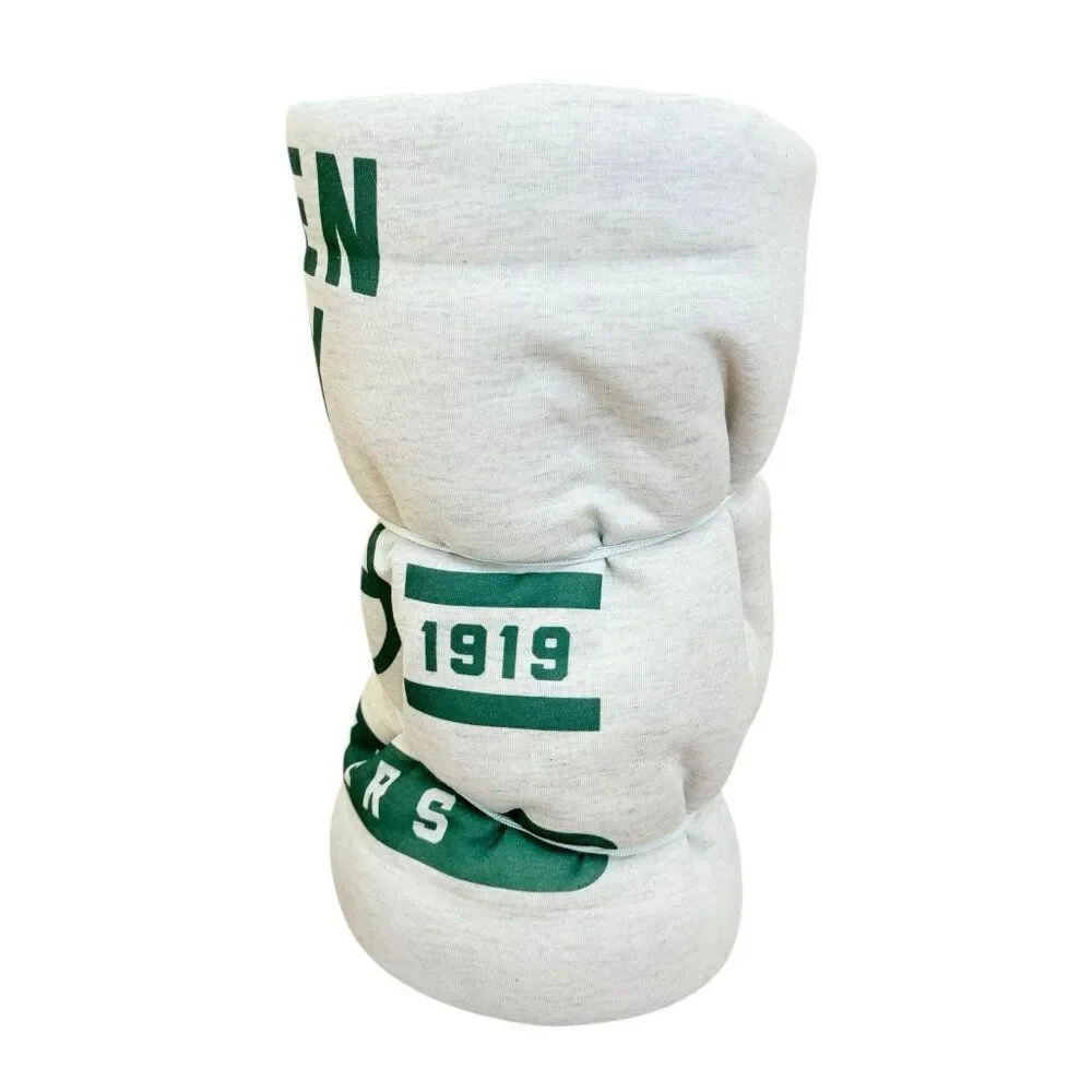 Green Bay Packers Throw Oatmeal Sweatshirt Blanket 54 X 84